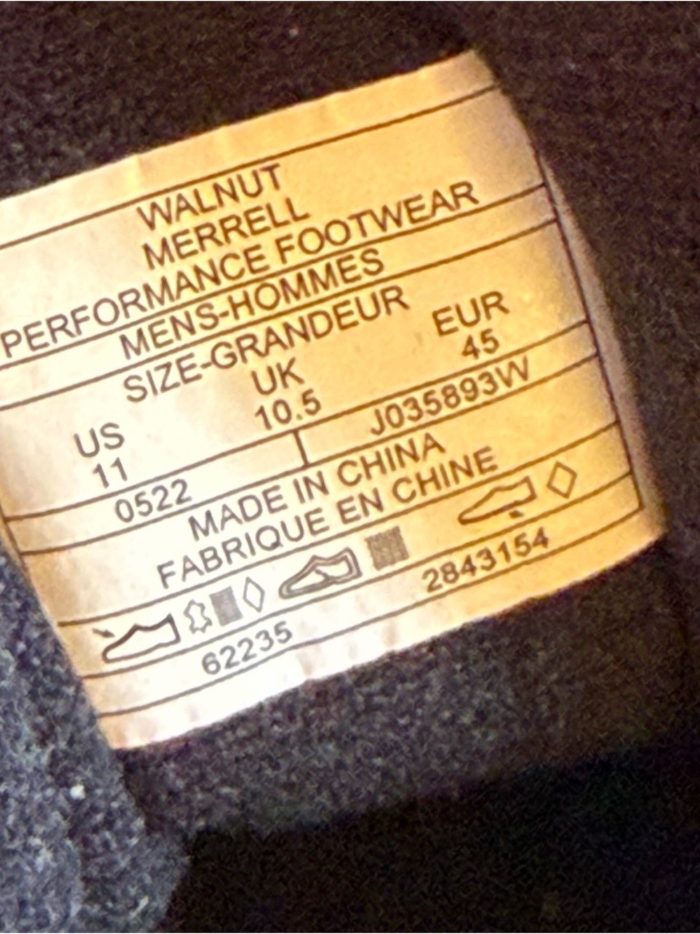 Merrell Men's Moab Hiking Shoes Mens 11 Vibram Soles - Picture 10 of 10